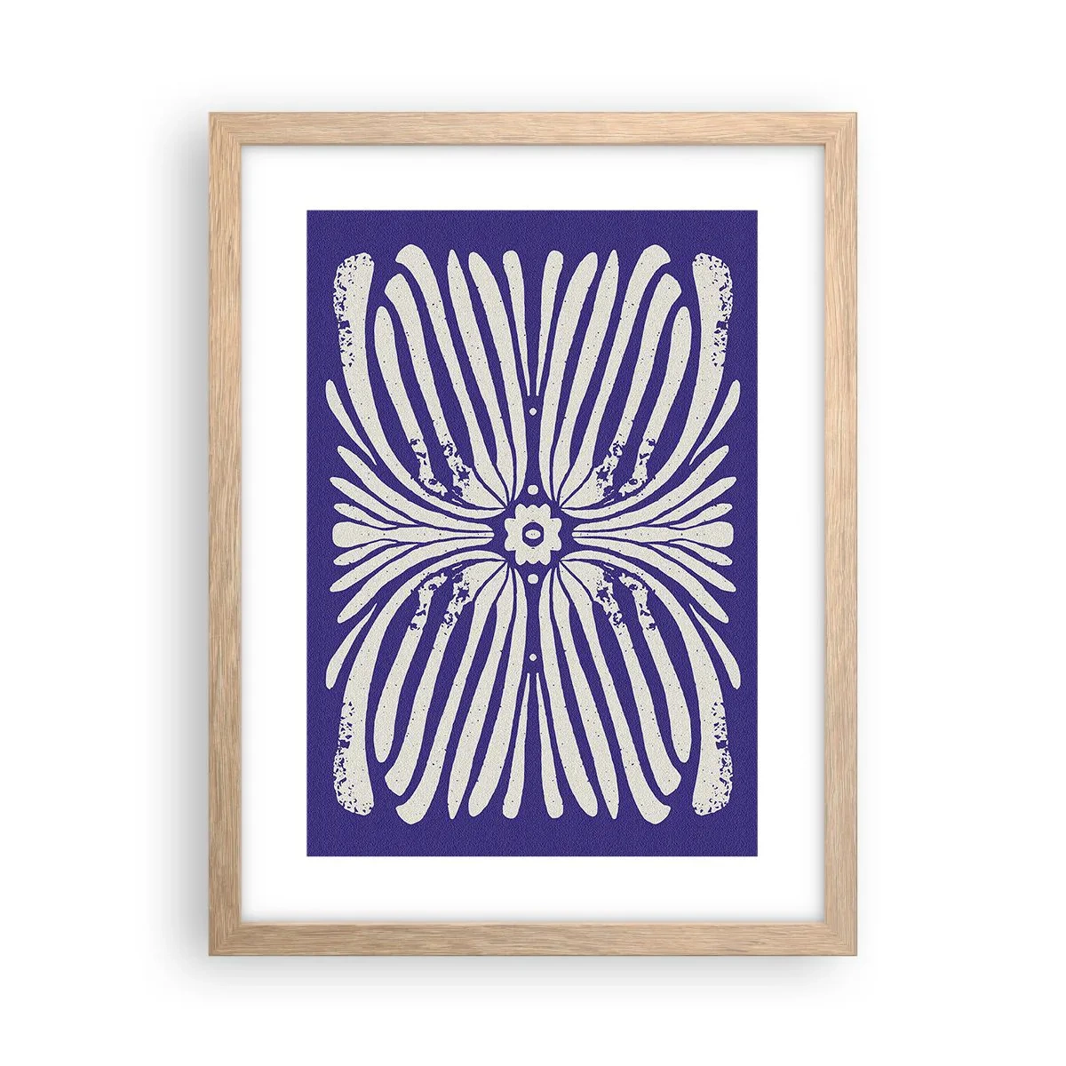 Poster in einem Rahmen aus heller Eiche - Ethnische Inspirationen - 30x40 cm