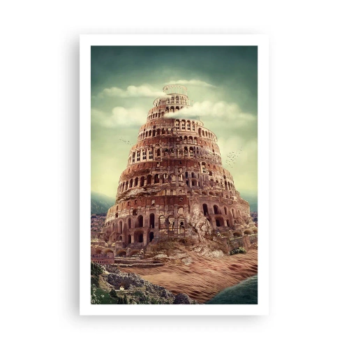 Poster - Turm von Babylon - 61x91 cm