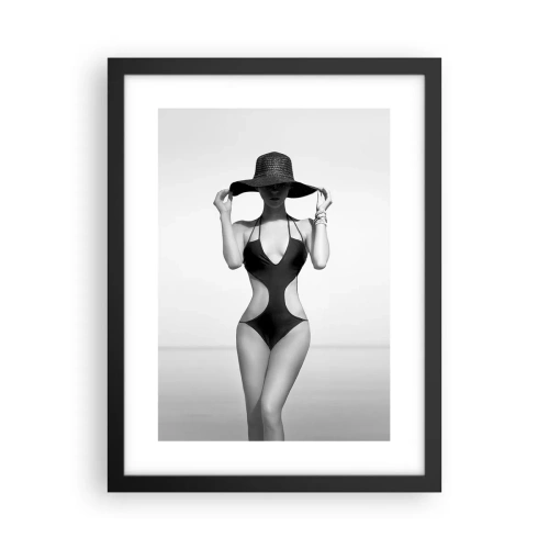 Poster in einem schwarzem Rahmen - Mein Name ist: Eleganz - 30x40 cm