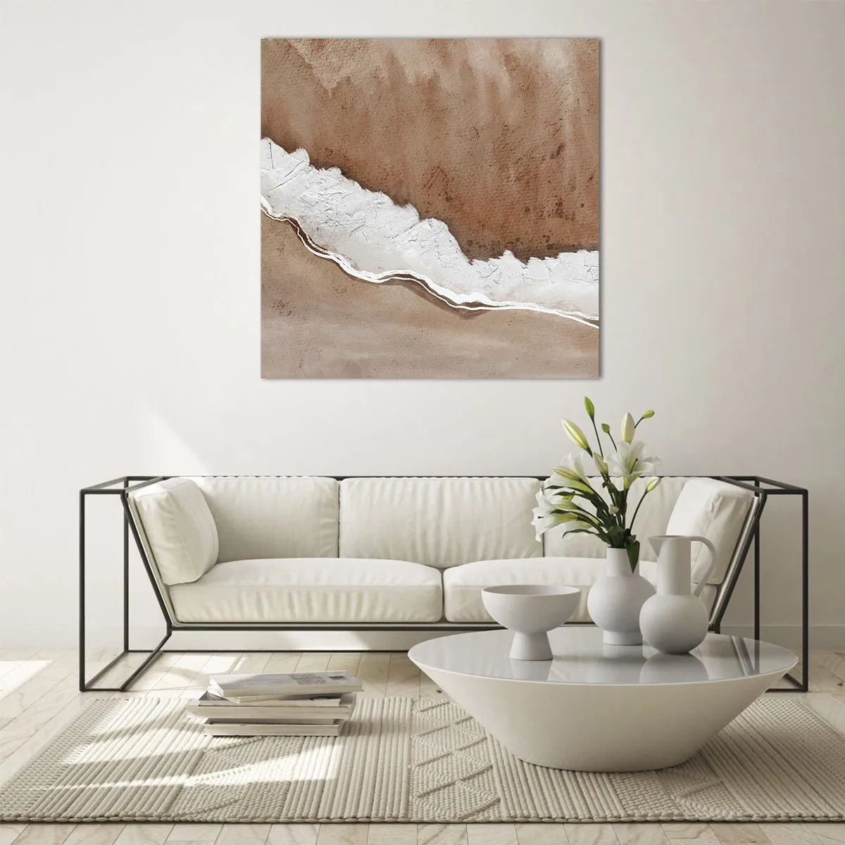 Glasbild - Bild auf glas - In Farben der Erde - 60x60 cm