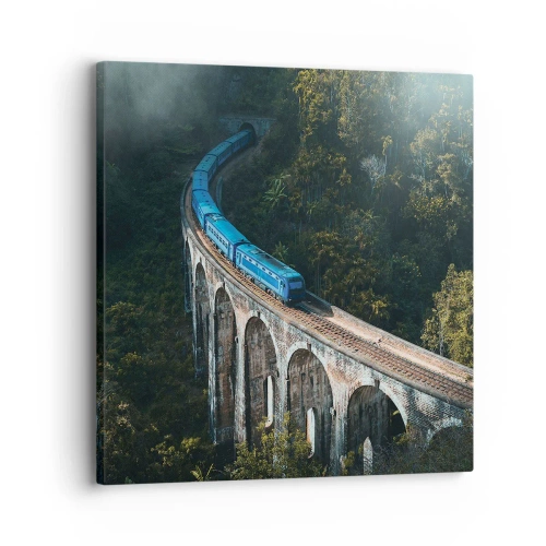 Bild auf Leinwand - Leinwandbild - Neigung zur Natur - 30x30 cm