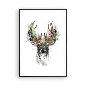 Poster in einem schwarzem Rahmen - Im festlichen Gewand - 70x100 cm