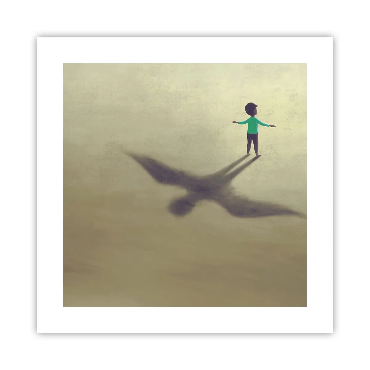 Poster - Der Held der Zukunft - 40x40 cm