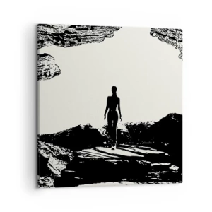 Bild auf Leinwand - Leinwandbild - Neuer Blick - 50x50 cm