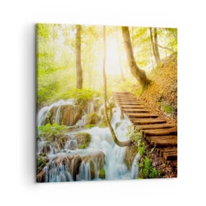 Bild auf Leinwand - Leinwandbild - Eine ersehnte Kühle - 50x50 cm