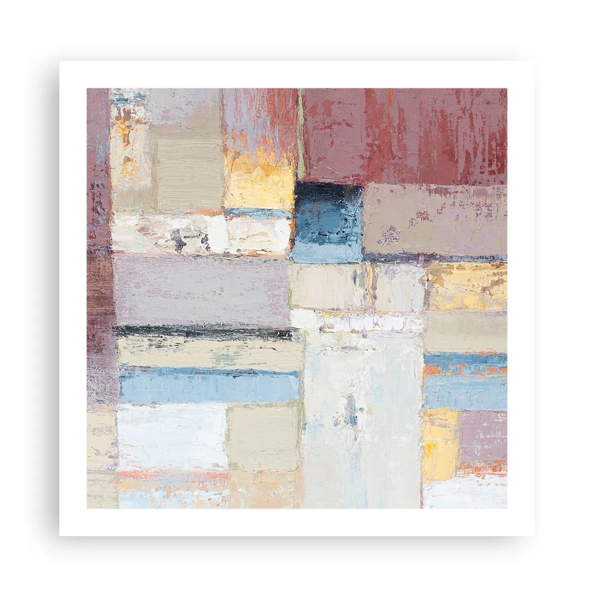 Poster - Ruhe der Geometrie - 60x60 cm