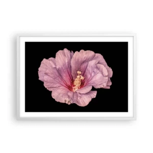 Poster in einem weißen Rahmen - Direkt ins Herz - 70x50 cm