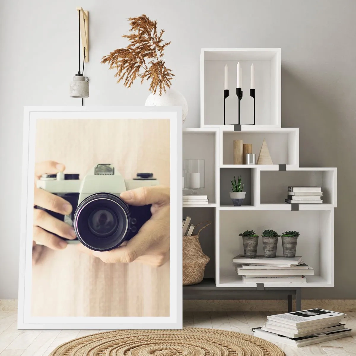 Poster in einem weißen Rahmen - Um mehr zu sehen ... - 50x70 cm