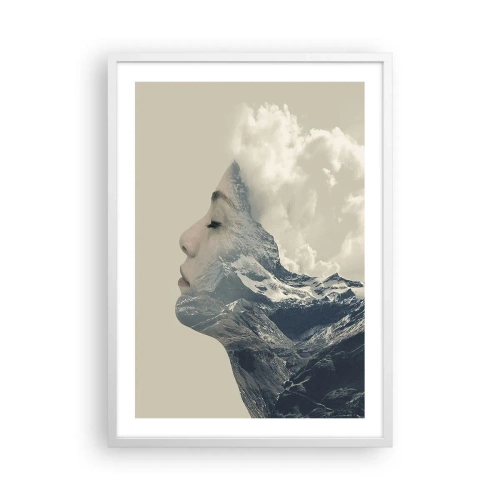 Poster in einem weißen Rahmen - Die Schönheit der Elemente der Natur - 50x70 cm