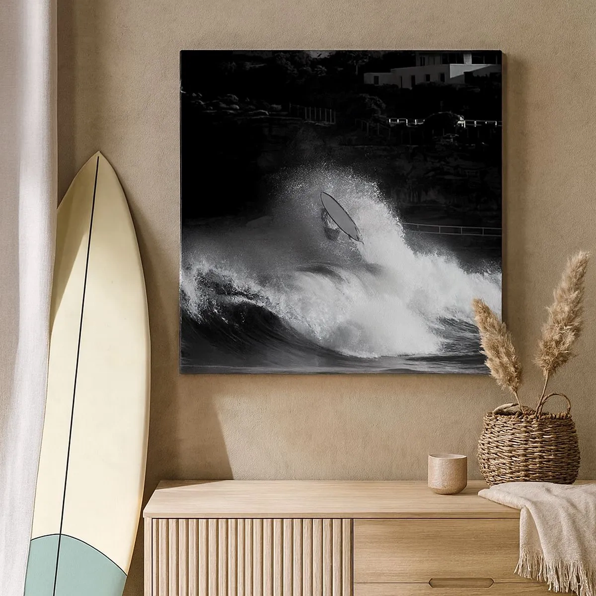 Bild auf Leinwand - Leinwandbild - Herausforderung angenommen! - 30x30 cm