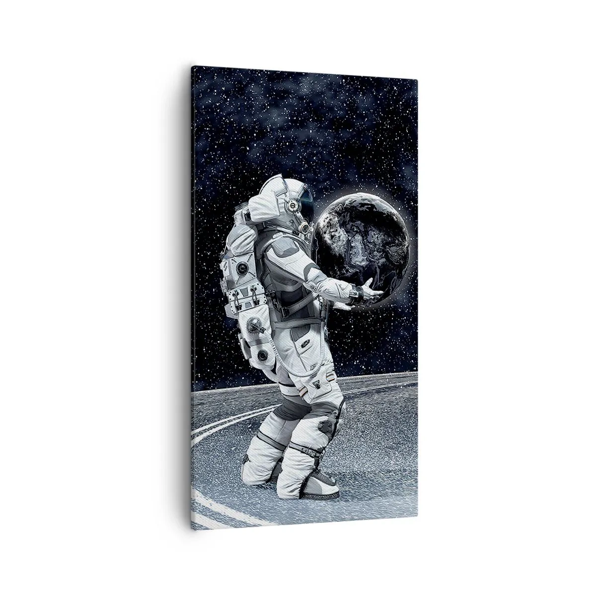 Bild auf Leinwand - Leinwandbild - Auf der Milchstraße - 55x100 cm