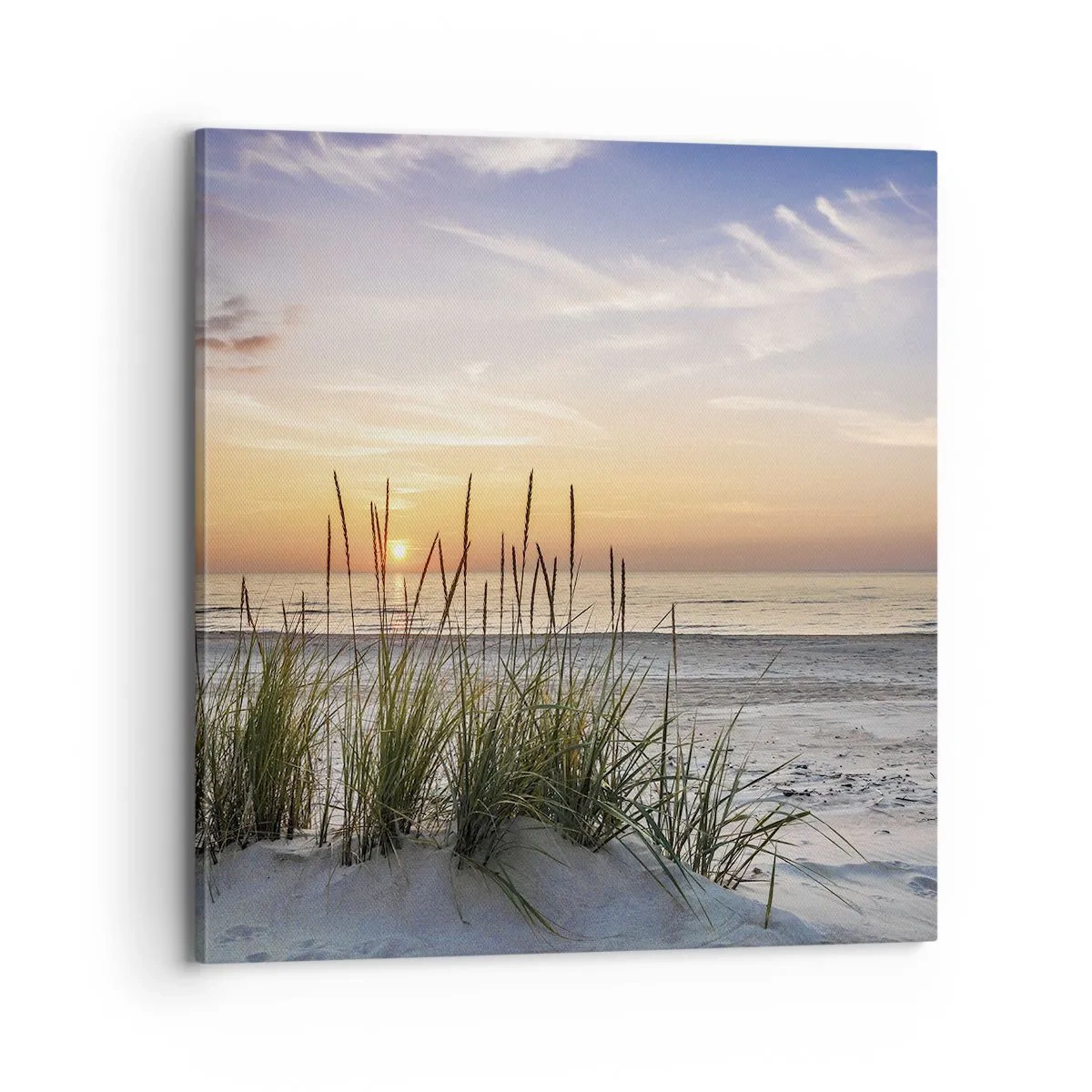 Bild auf Leinwand - Leinwandbild - Schau, denk, fühl - 70x70 cm