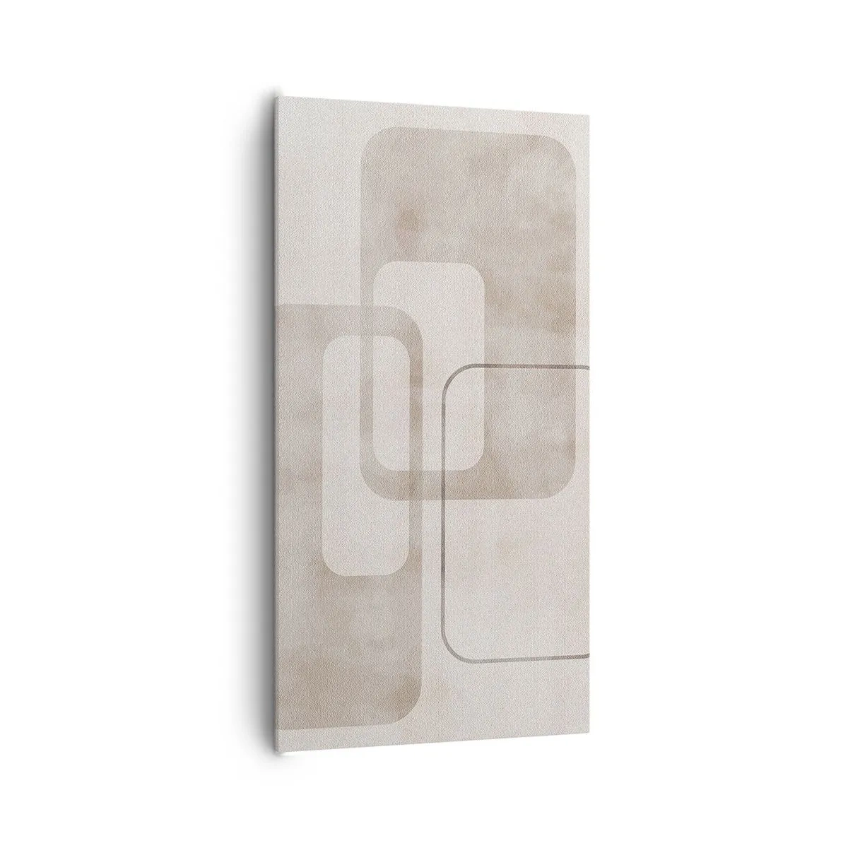 Bild auf Leinwand - Leinwandbild - Geometrische Fuge - 65x120 cm