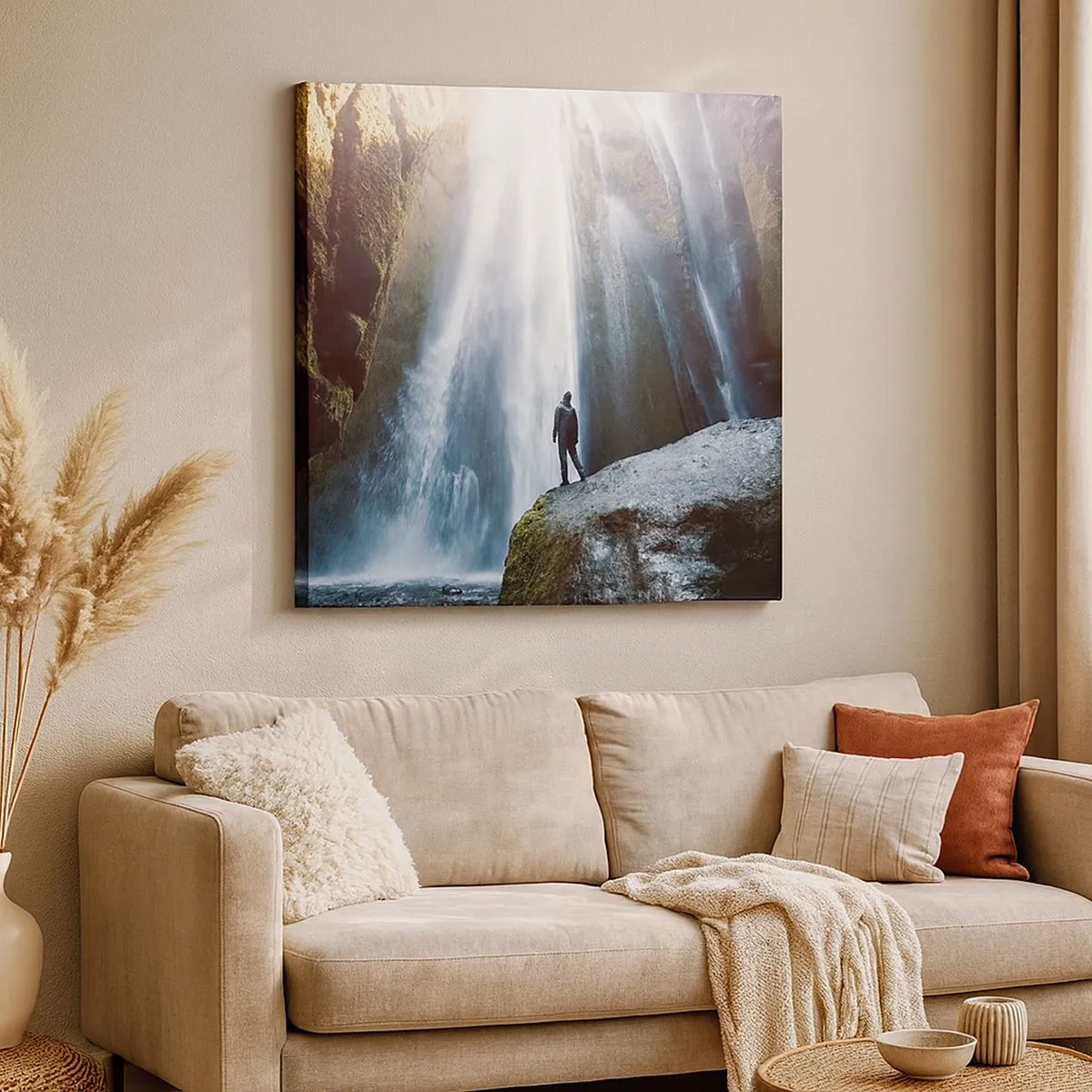 Bild auf Leinwand - Leinwandbild - Wiederherstellung der Proportionen - 30x30 cm