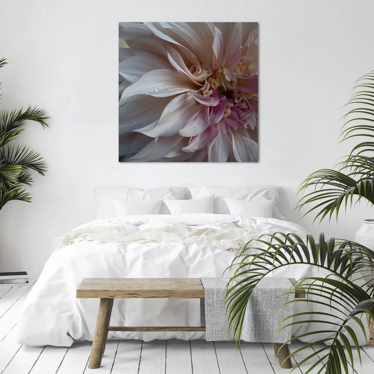 Bild auf Leinwand - Leinwandbild - Blühende Frische - 30x30 cm