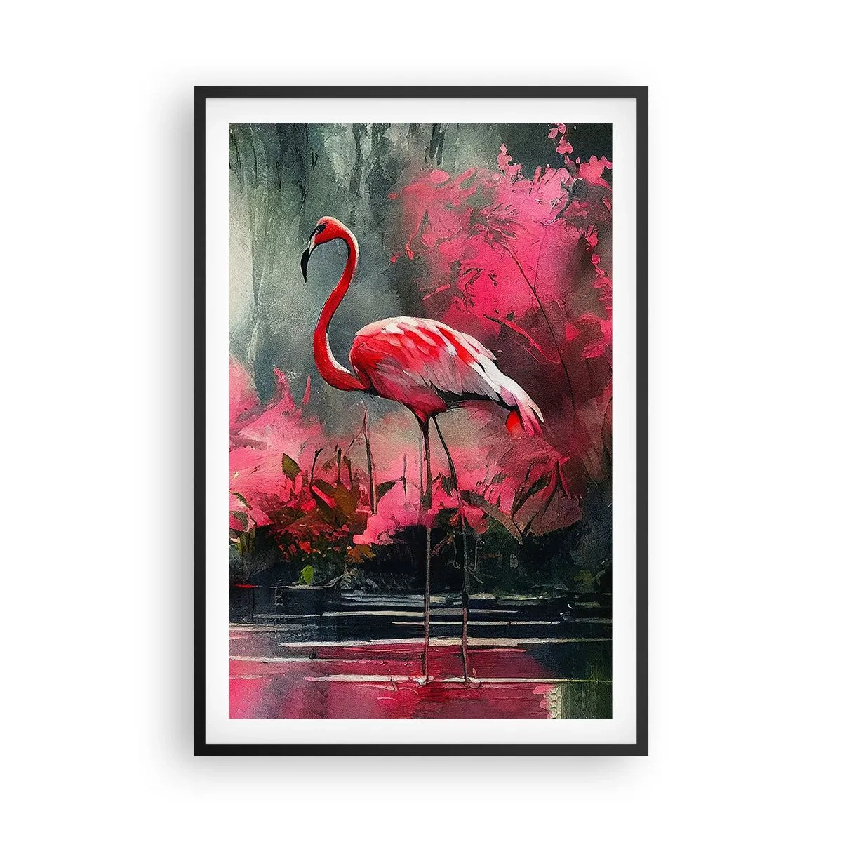 Poster in einem schwarzem Rahmen - Lektion in natürlicher Anmut - 61x91 cm