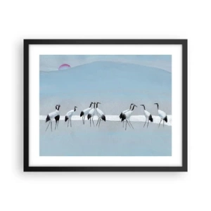 Poster in einem schwarzem Rahmen - Nach einem heißen Tag - 50x40 cm