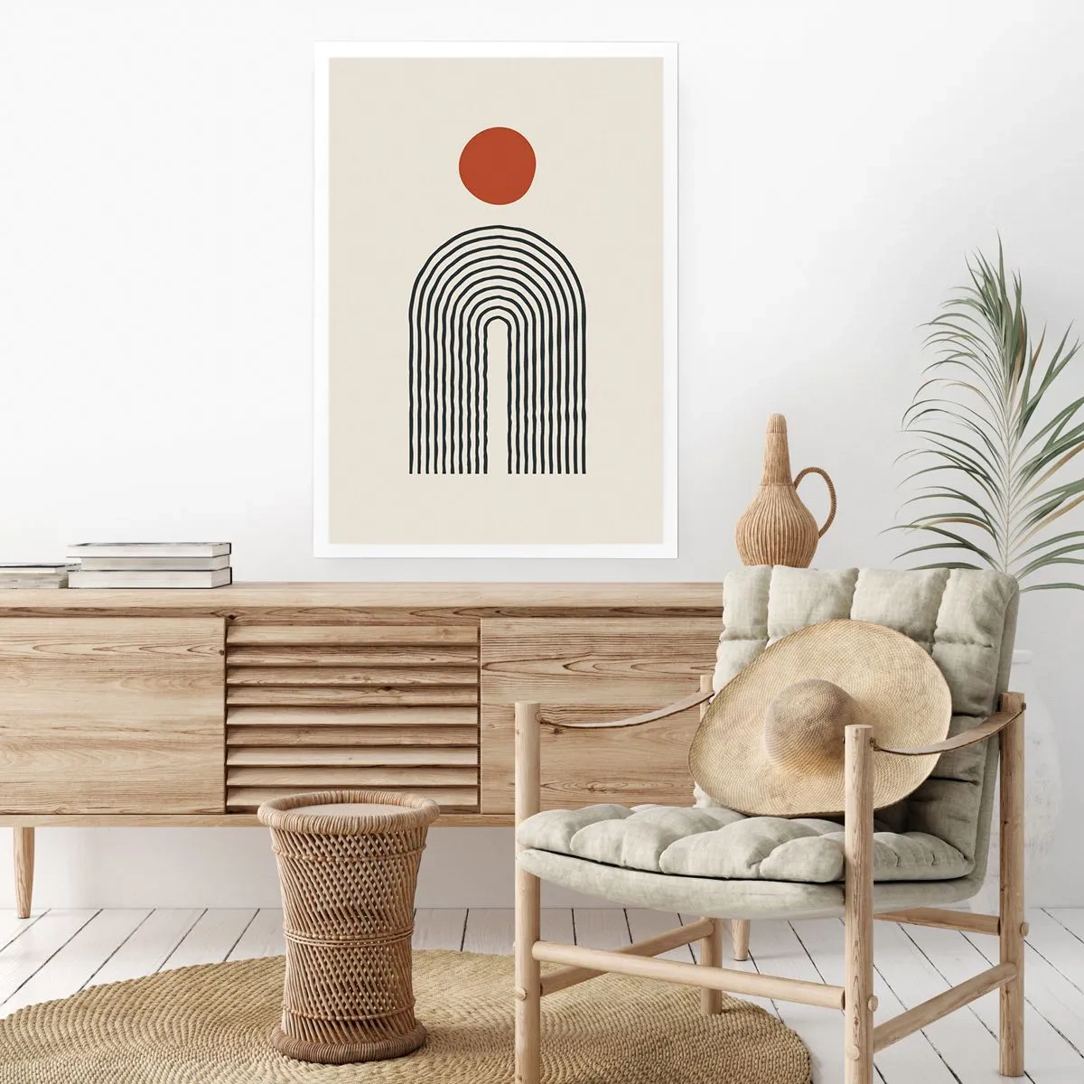 Poster - Magnetismus von Formen und Farben - 30x40 cm