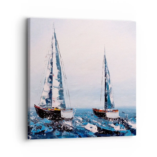 Bild auf Leinwand - Leinwandbild - Bruderschaft des Windes - 30x30 cm