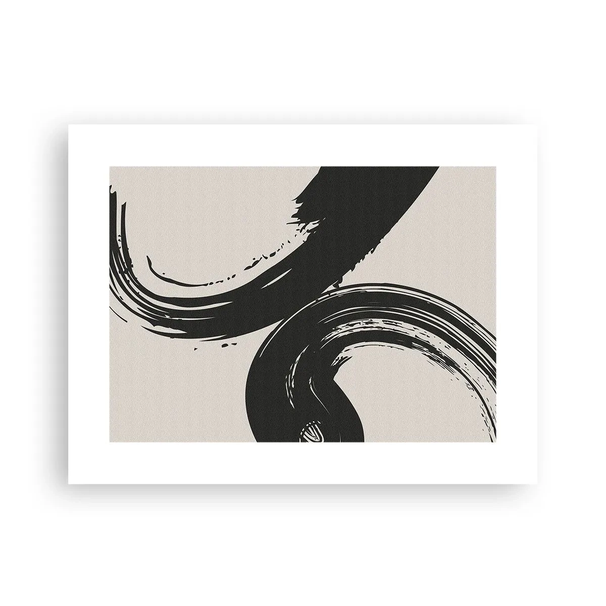 Poster - Ausladend und kreisförmig - 40x30 cm