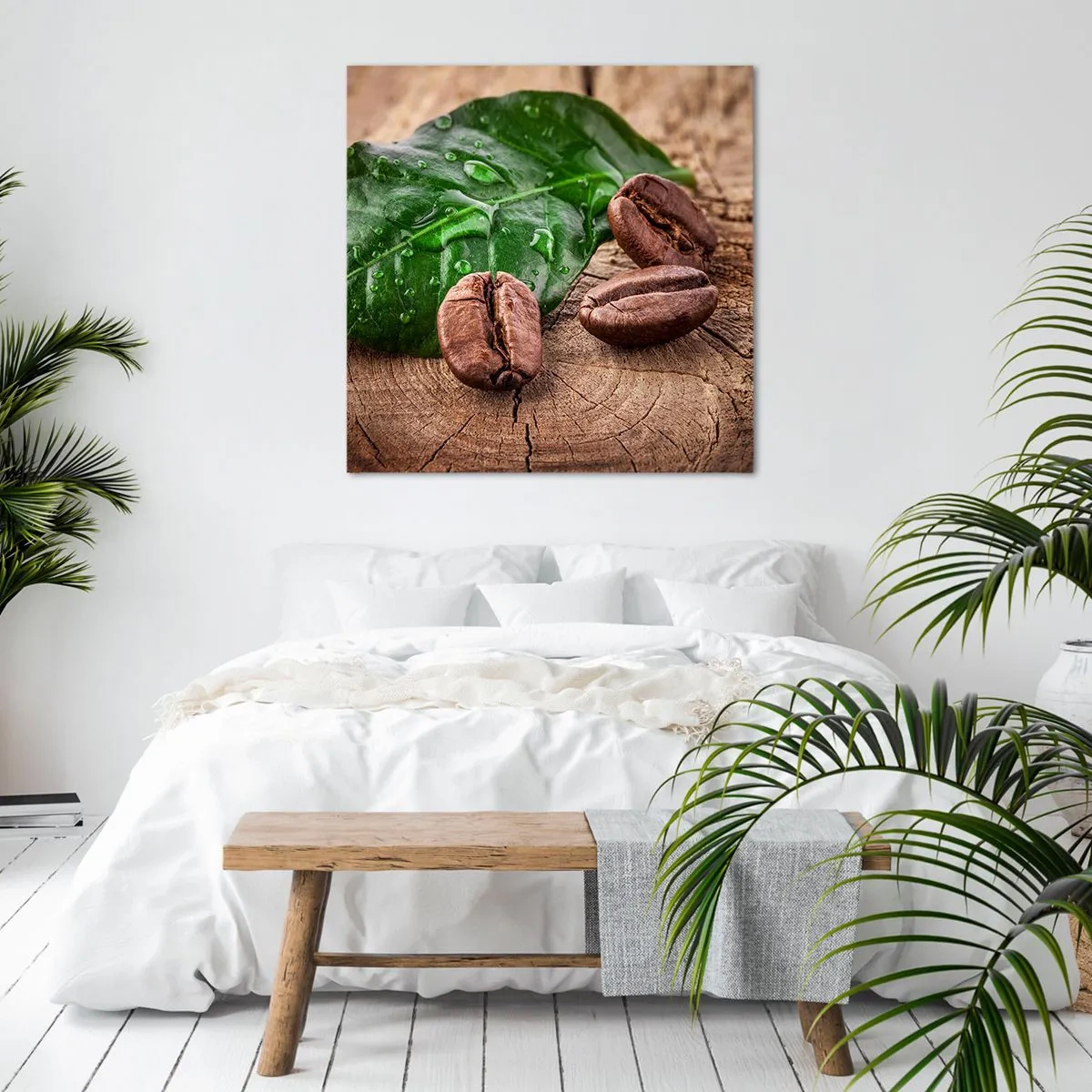 Bild auf Leinwand - Leinwandbild - Der wahrste und schwarze - 40x40 cm