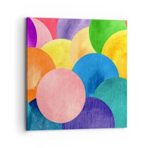 Bild auf Leinwand - Leinwandbild - Die ursprüngliche Fülle des Lebens - 70x70 cm