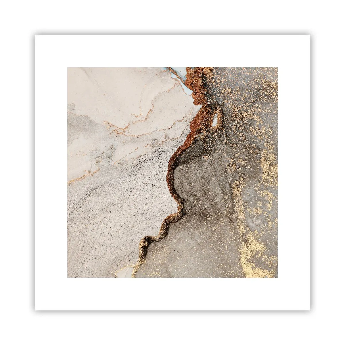 Poster - An der Grenze der Farben - 30x30 cm