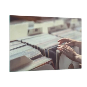 Glasbild - Bild auf glas - Auf der Suche nach Emotionen - 120x80cm - Auf der Suche nach Emotionen - Moderne Wanddekoration für Wohnzimmer und Schlafzimmer ARTTOR