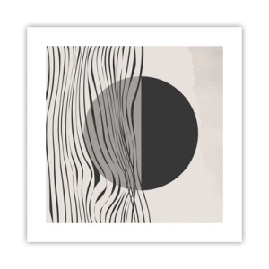 Poster - Halbe Komposition - 40x40 cm