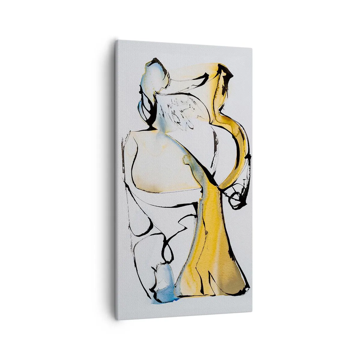 Bild auf Leinwand - Leinwandbild - Abstraktion aus Glas - 55x100 cm