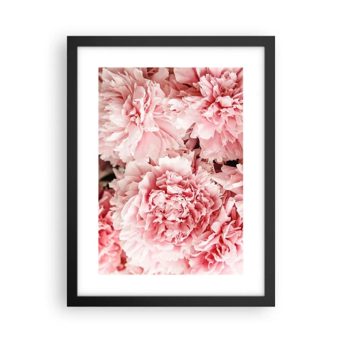 Poster in einem schwarzem Rahmen - Rosa Traum - 30x40 cm