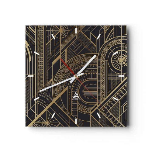 Wanduhr - Glasuhr - Konzepte, Ideen, Pläne - 40x40 cm