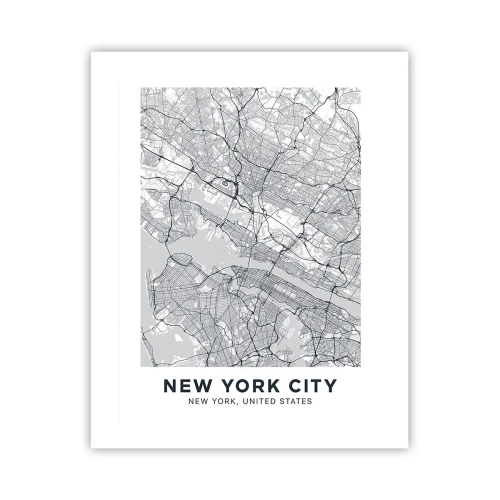 Poster - Die Anatomie einer Metropole - 40x50 cm