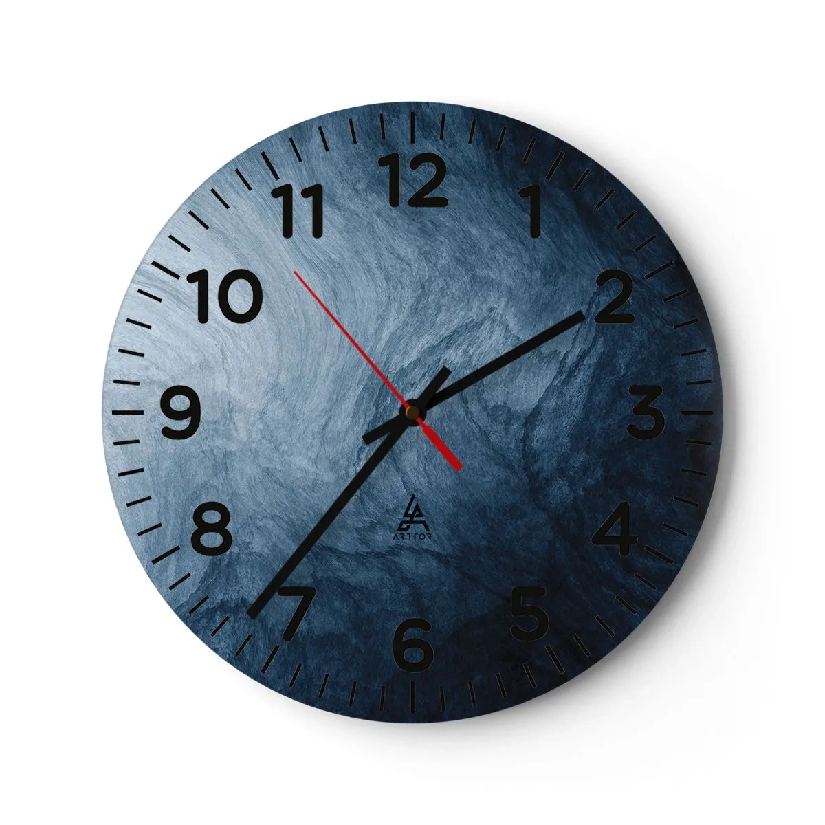 Wanduhr - Glasuhr - Greifen Sie tief - 30x30 cm