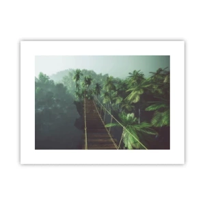 Poster - Über der Brandung des Grüns - 40x30 cm