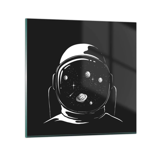 Glasbild - Bild auf glas - Schöne Aussicht - 50x50 cm