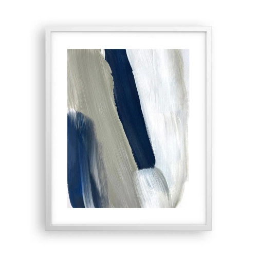 Poster in einem weißen Rahmen - Begegnung mit dem Weißsein - 40x50 cm