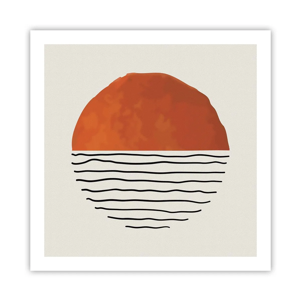Poster - Im japanischen Klima - 60x60 cm