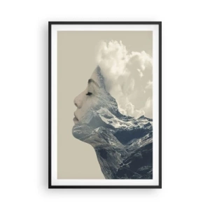 Poster in einem schwarzem Rahmen - Die Schönheit der Elemente der Natur - 61x91 cm