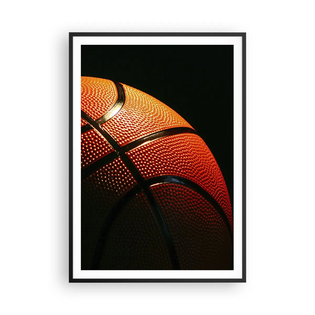 Poster in einem schwarzem Rahmen - Schön wie ein Planet - 70x100 cm