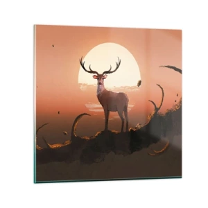 Glasbild - Bild auf glas - Diese Nacht ist anders als jede andere - 40x40 cm