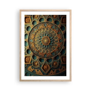 Poster in einem Rahmen aus heller Eiche - In arabischer Atmosphäre - 50x70 cm