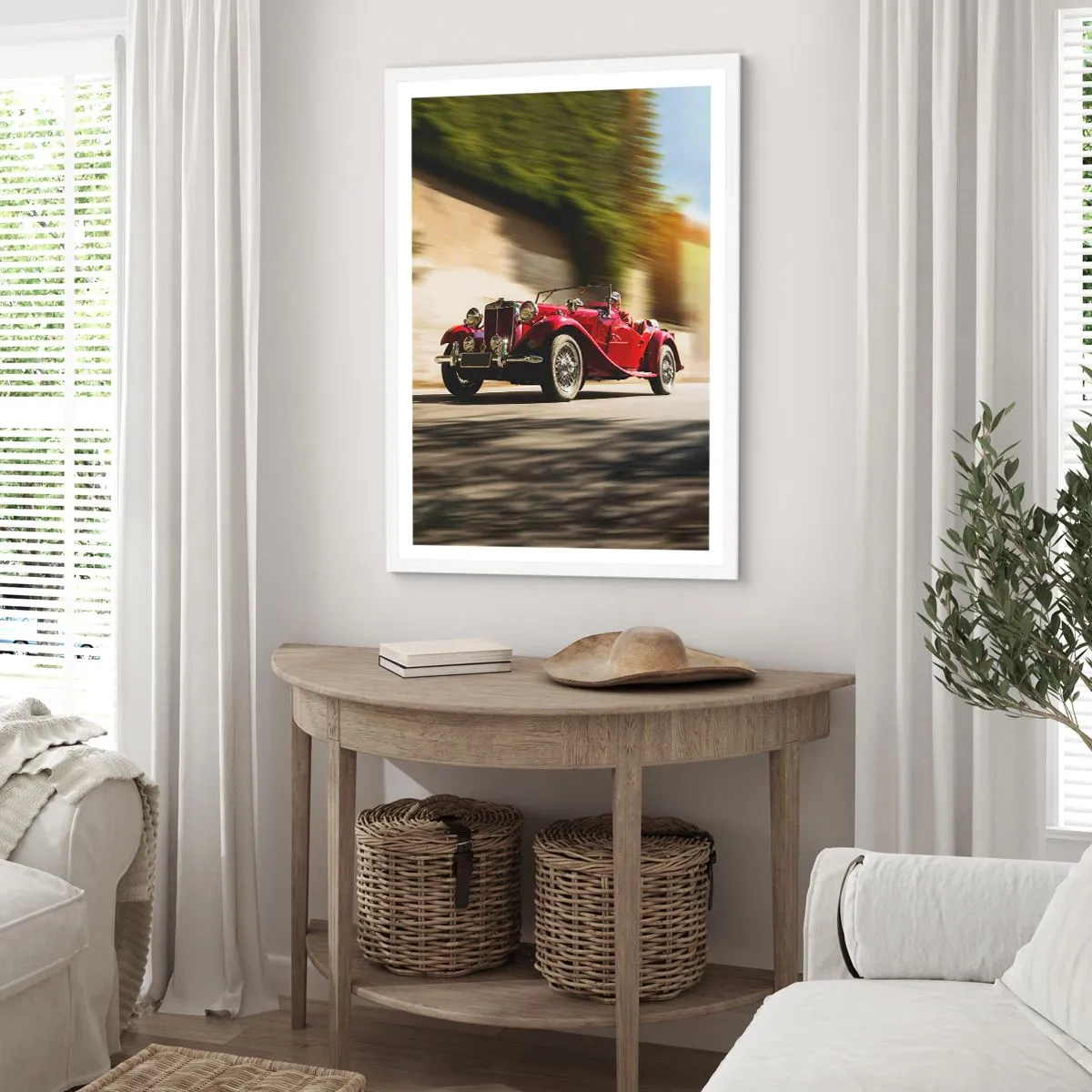 Poster in einem weißen Rahmen - Schöner als Nike von Samothrake - 40x50 cm