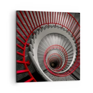 Bild auf Leinwand - Leinwandbild - Architekturspaß - 60x60 cm