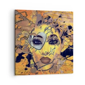 Bild auf Leinwand - Leinwandbild - Sonnige Schönheit - 60x60 cm