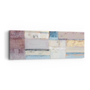 Bild auf Leinwand - Leinwandbild - Ruhe der Geometrie - 90x30 cm