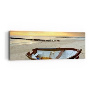 Bild auf Leinwand - Leinwandbild - Es gibt keine schöneren Strände - 90x30 cm