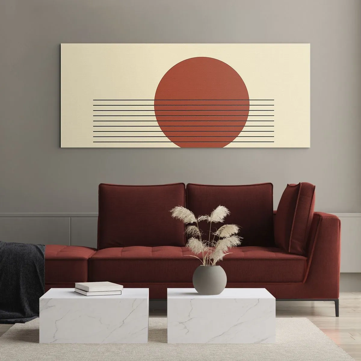 Glasbild - Bild auf glas - Immer wieder und weiter - 90x30 cm