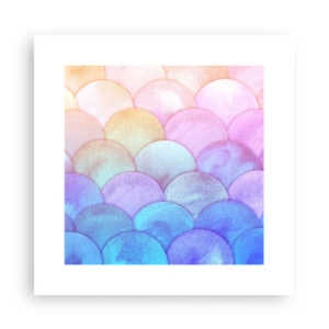 Poster - Perlenschuppe - 30x30 cm