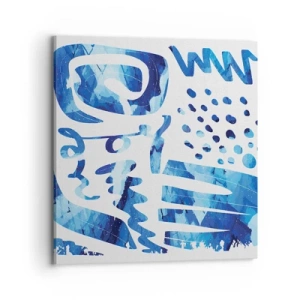 Bild auf Leinwand - Leinwandbild - Zurück zu den Wurzeln - 70x70 cm